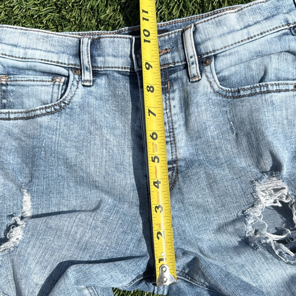 Excellent used condition Express Vintage Skinny HR Distressed Jeans Size 00 - Picture 7 of 9